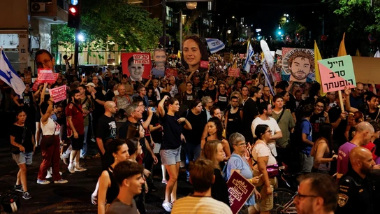 Protestas contra Netanyahu en Tel Aviv Protestas contra Netanyahu en Tel Aviv
