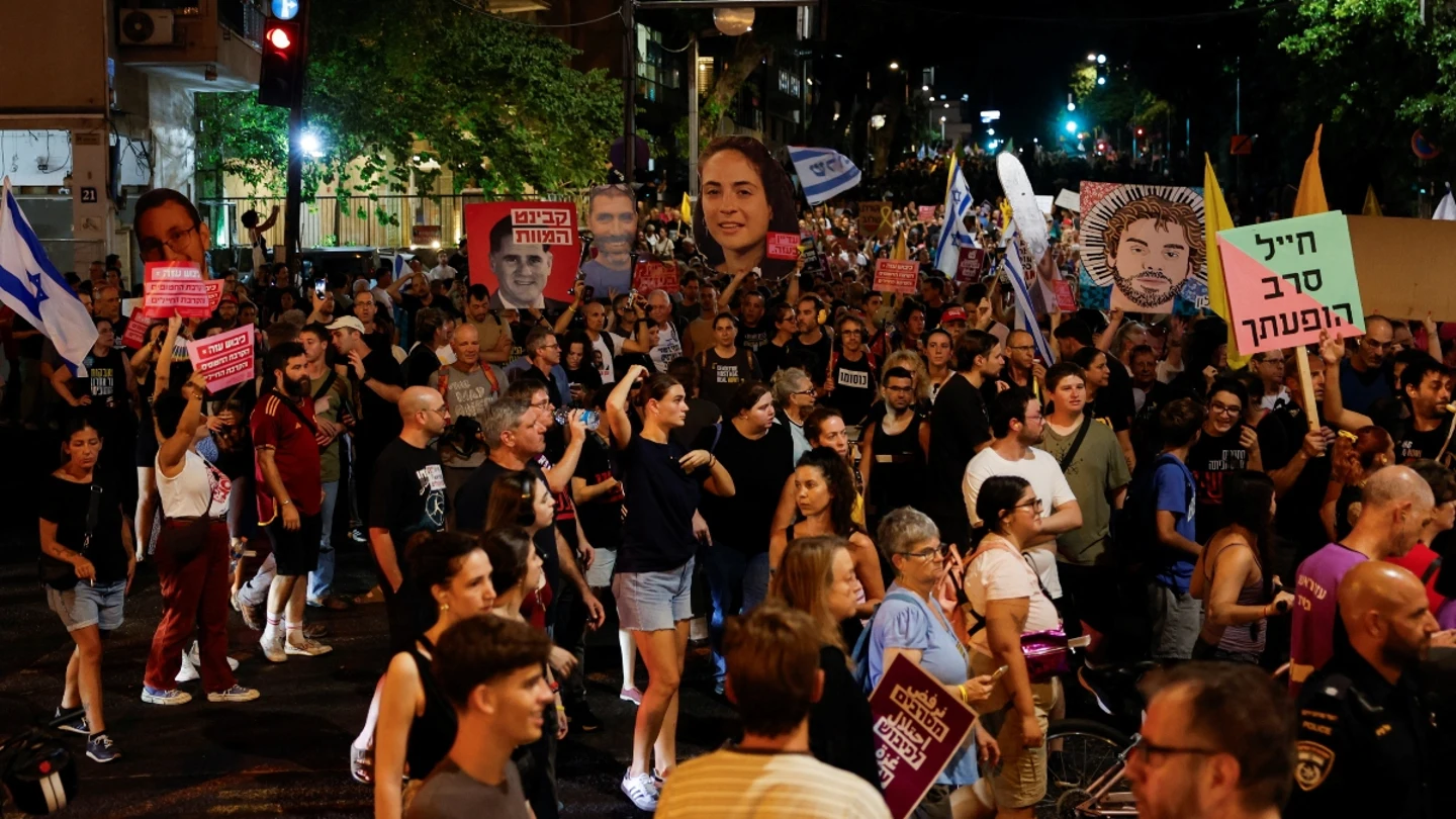 Protestas contra Netanyahu en Tel Aviv Protestas contra Netanyahu en Tel Aviv