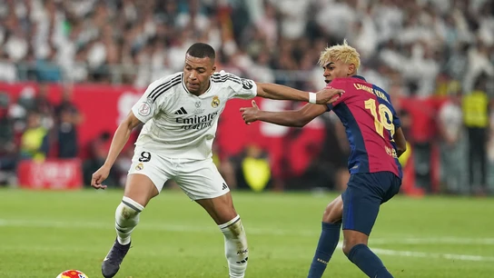 Kylian Mbappé y Lamine Yamal Kylian Mbappé y Lamine Yamal