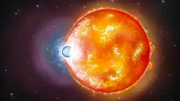 Fusión estelar caliente que formó la enana blanca ultramasiva WD 0525+526 Fusión estelar caliente que formó la enana blanca ultramasiva WD 0525+526