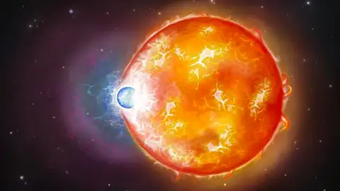 Fusión estelar caliente que formó la enana blanca ultramasiva WD 0525+526 Fusión estelar caliente que formó la enana blanca ultramasiva WD 0525+526