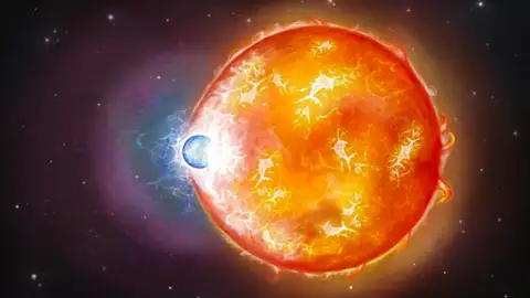 Fusión estelar caliente que formó la enana blanca ultramasiva WD 0525+526 Fusión estelar caliente que formó la enana blanca ultramasiva WD 0525+526