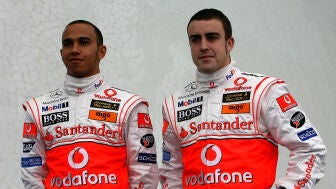 Lewis Hamilton y Fernando Alonso
