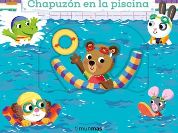 Detalle de la cubierta de ''Osito Tito. Chapuzón en la piscina', de Benji Davies