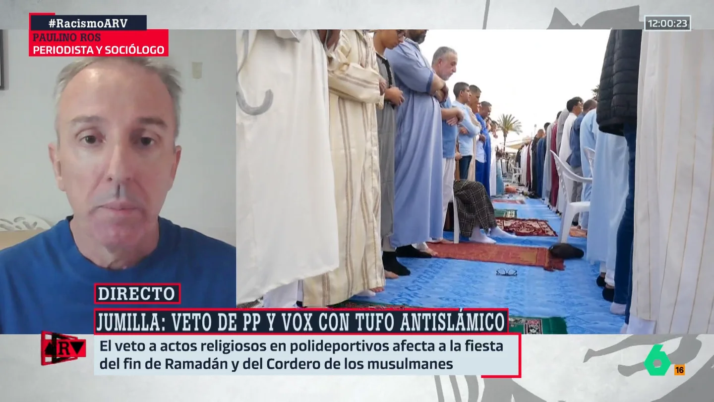 Paulino Ros critica al PP por comprar el discurso de Vox en Jumilla: "Está fuera de la Constitución. No todo vale en política" Paulino Ros critica al PP por comprar el discurso de Vox en Jumilla: "Está fuera de la Constitución. No todo vale en política"