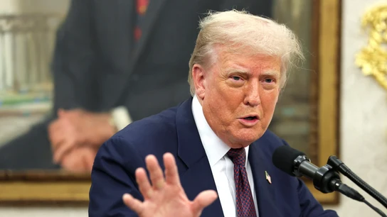 El presidente de EEUU, Donald Trump, este jueves en la Casa Blanca. El presidente de EEUU, Donald Trump, este jueves en la Casa Blanca.