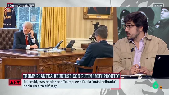 Eduardo Saldaña, sobre un posible encuentro Trump–Putin: "Es un 'check' diplomático que Trump persigue desde que llegó a la Casa Blanca" Eduardo Saldaña, sobre un posible encuentro Trump–Putin: "Es un 'check' diplomático que Trump persigue desde que llegó a la Casa Blanca"