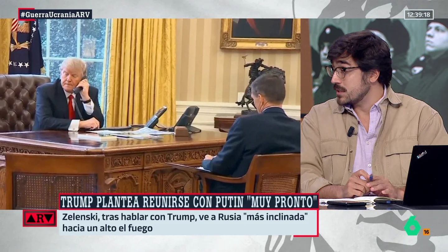 Eduardo Saldaña, sobre un posible encuentro Trump–Putin: "Es un 'check' diplomático que Trump persigue desde que llegó a la Casa Blanca" Eduardo Saldaña, sobre un posible encuentro Trump–Putin: "Es un 'check' diplomático que Trump persigue desde que llegó a la Casa Blanca"