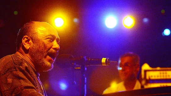El músico Eddie Palmieri durante el 26º Festival de Jazz de Atlanta en 2003. El músico Eddie Palmieri durante el 26º Festival de Jazz de Atlanta en 2003.