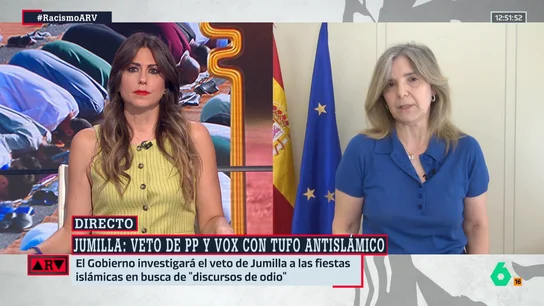 Pilar Cancela acusa a PP y Vox de "vetar la inclusión plena" de los musulmanes en Jumilla y no descarta llevar a la Justica la decisión Pilar Cancela acusa a PP y Vox de "vetar la inclusión plena" de los musulmanes en Jumilla y no descarta llevar a la Justica la decisión
