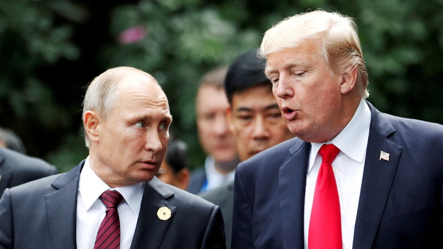 Putin y Trump, en una foto de archivo Putin y Trump, en una foto de archivo