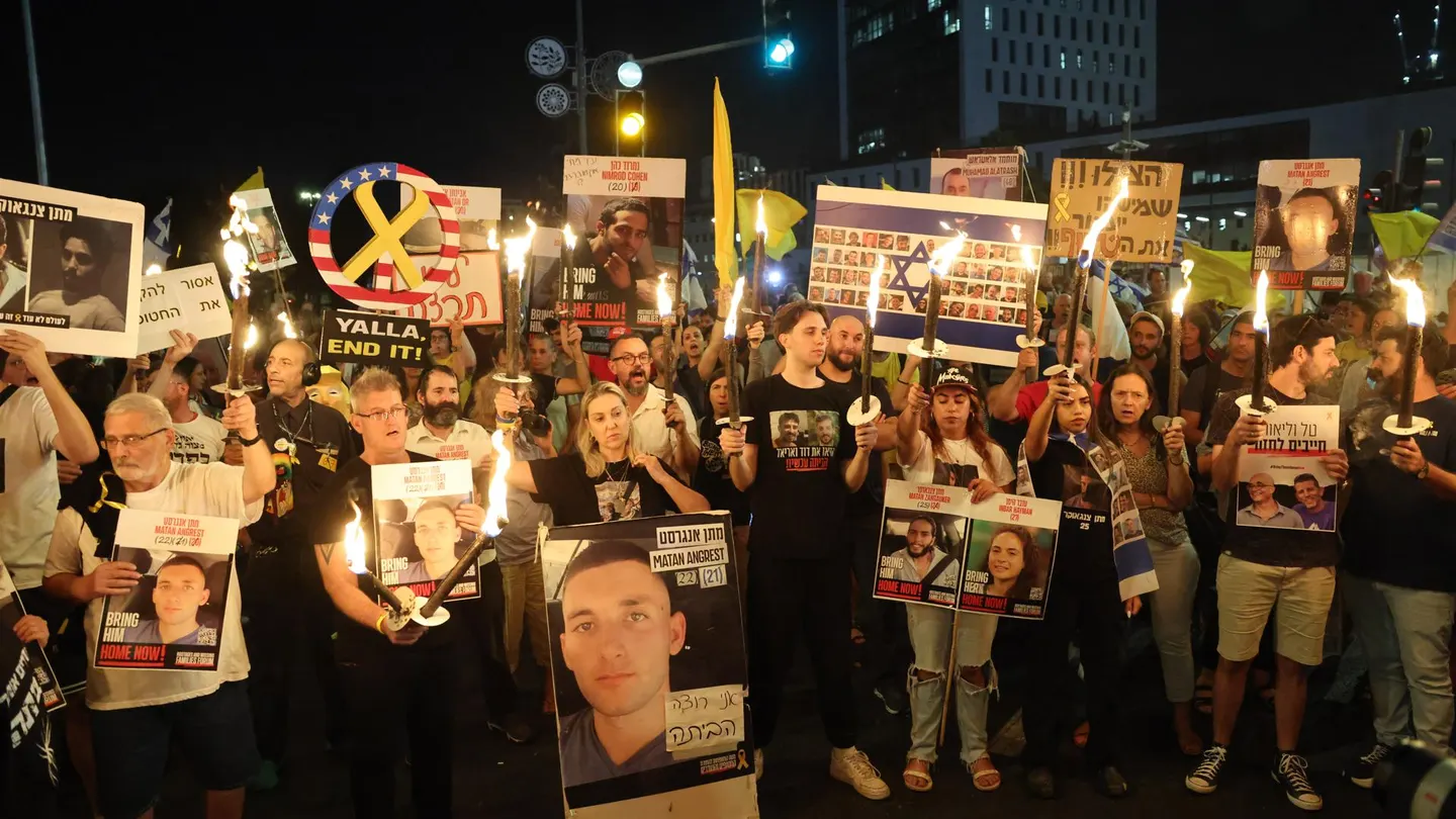 Familiares rehenes israelíes. Familiares rehenes israelíes.