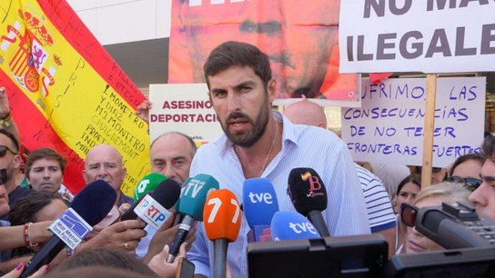 El presidente de VOX en la Región de Murcia, José Ángel Antelo, en Torre-Pacheco El presidente de VOX en la Región de Murcia, José Ángel Antelo, en Torre-Pacheco