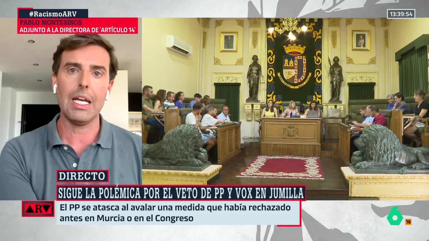 Pablo Montesinos desvela qué piensa un líder territorial del PP sobre Jumilla: "Es otro gol que nos ha metido Vox" Pablo Montesinos desvela qué piensa un líder territorial del PP sobre Jumilla: "Es otro gol que nos ha metido Vox"