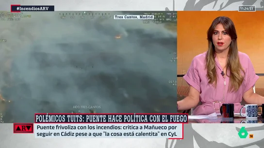 Inés García, tajante tras el tuit de Puente sobre los incendios: "Se puede hacer crítica sin tirar de un chiste macabro" Inés García, tajante tras el tuit de Puente sobre los incendios: "Se puede hacer crítica sin tirar de un chiste macabro"