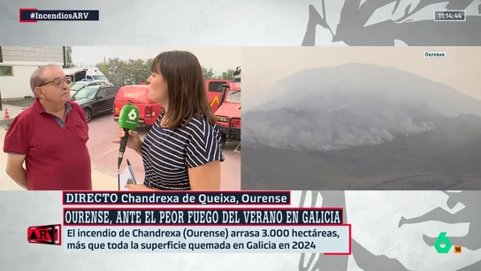 El alcalde de Chandrexa de Queixa, Ourense, apunta a la intencionalidad del incendio: "No tenemos duda" El alcalde de Chandrexa de Queixa, Ourense, apunta a la intencionalidad del incendio: "No tenemos duda"