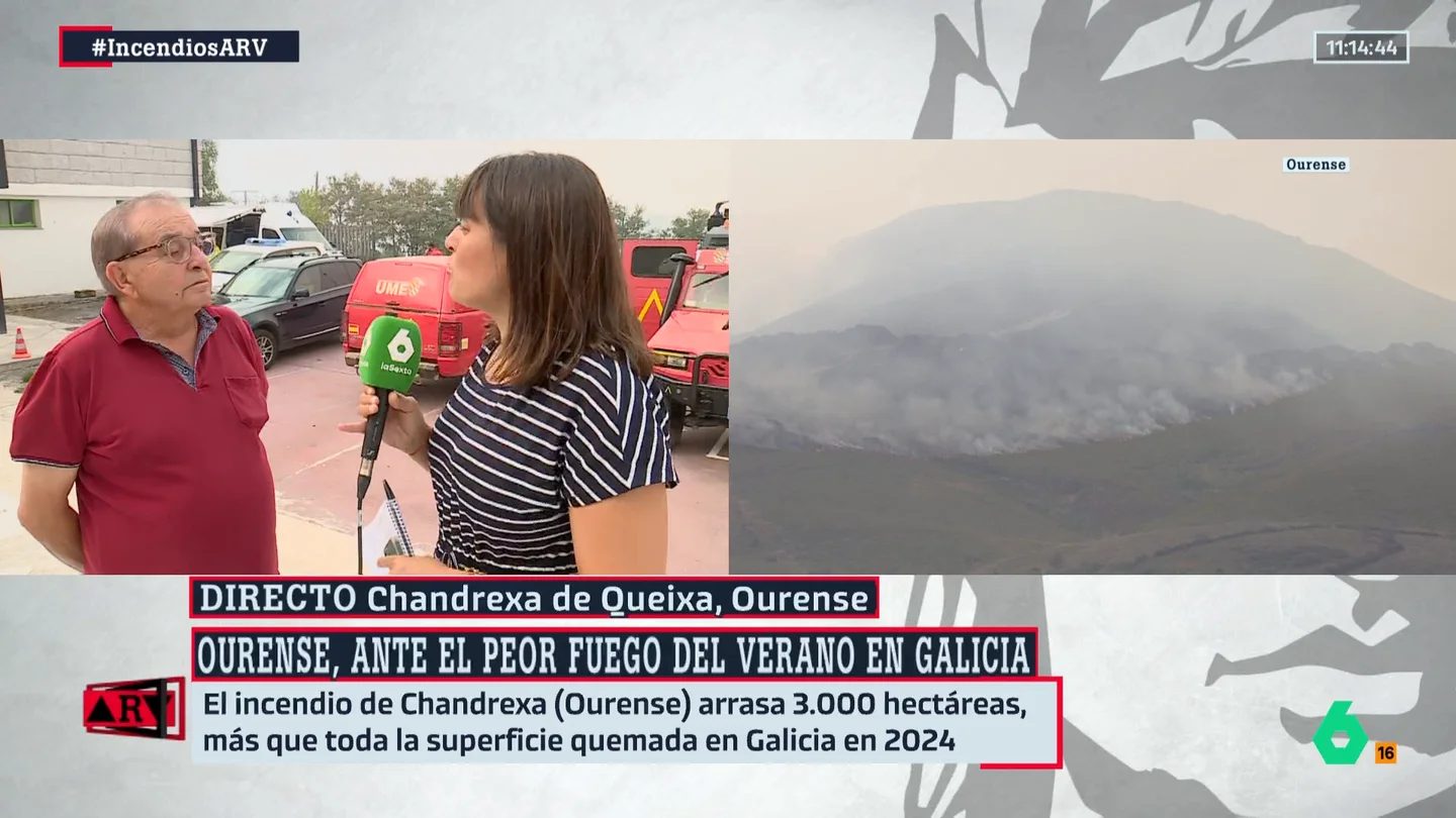 El alcalde de Chandrexa de Queixa, Ourense, apunta a la intencionalidad del incendio: "No tenemos duda" El alcalde de Chandrexa de Queixa, Ourense, apunta a la intencionalidad del incendio: "No tenemos duda"