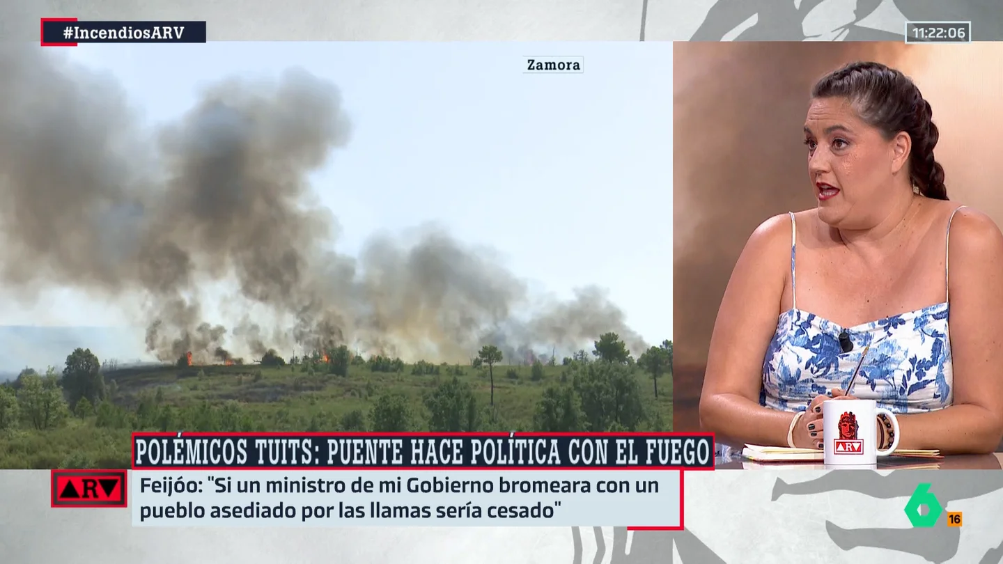 Loreto Ochando denuncia la situación que viven los bomberos: "Solo nos acordamos de ellos cuando arde España en verano" Loreto Ochando denuncia la situación que viven los bomberos: "Solo nos acordamos de ellos cuando arde España en verano"
