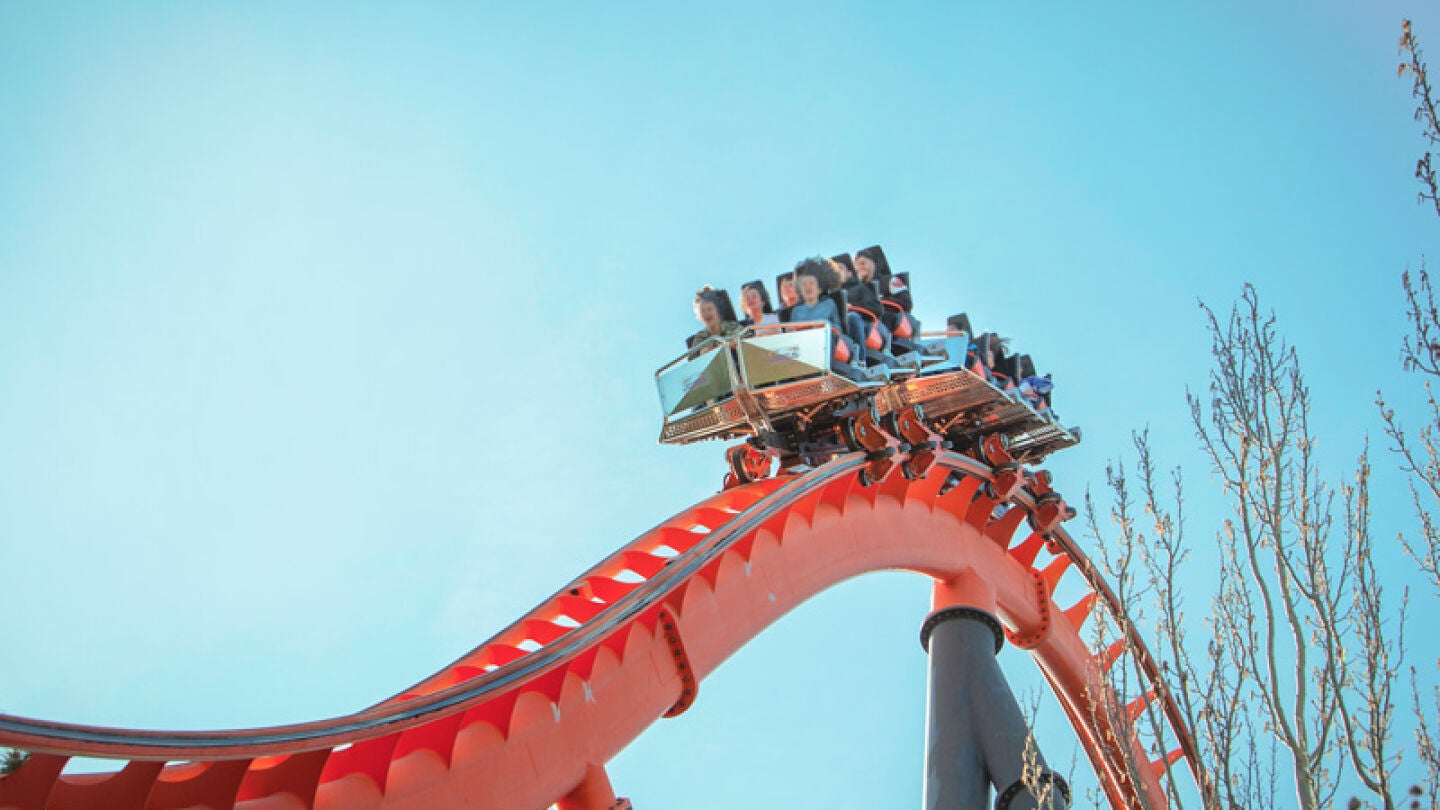 Atracci&oacute;n Abismo del Parque de Atracciones de Madrid