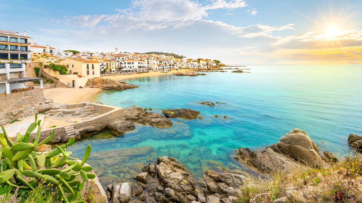 Calella de Palafrugell, en la Costa Brava Calella de Palafrugell, en la Costa Brava