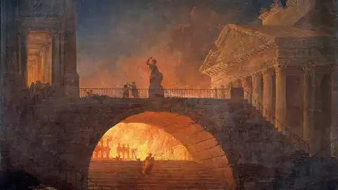 En la antigua Roma ya existían bomberos y medidas de prevención de incendios En la antigua Roma ya existían bomberos y medidas de prevención de incendios
