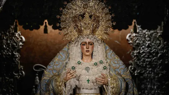 Imagen de archivo de la Esperanza Macarena de Sevilla. Imagen de archivo de la Esperanza Macarena de Sevilla.