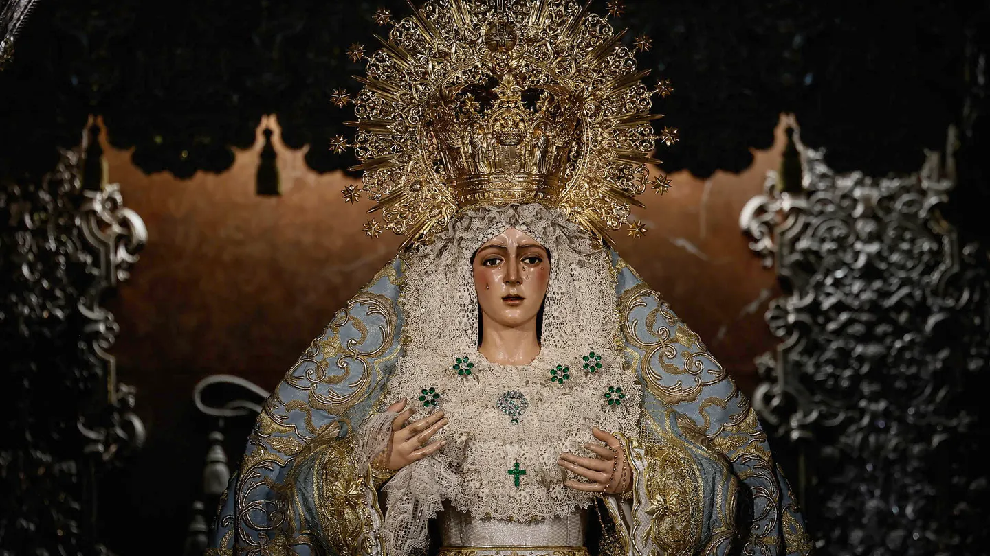Imagen de archivo de la Esperanza Macarena de Sevilla. Imagen de archivo de la Esperanza Macarena de Sevilla.