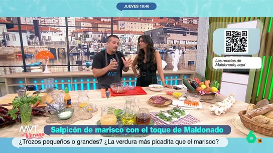 Carlos Maldonado explica cómo descongelar correctamente los alimentos: "No se debe forzar la descongelación" El cocinero ha preparado un delicioso salpicón de marisco y, como ha aclarado, se puede usar marisco congelado para elaborarlo. Pero, como ha destacado, se debe realizar una correcta descongelación para garantizar la calidad del producto.