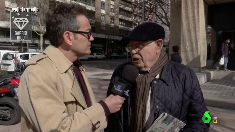 Un hombre de barrio rico, con una pensión de 2.200 euros: "Podría ser más alta, pero sí, llego a final de mes"