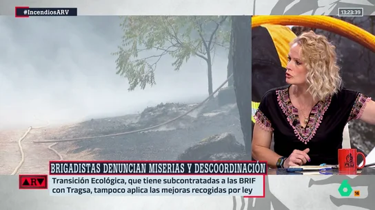 Zaida Cantera denuncia las pésimas condiciones de los bomberos: "Tienen que estar bien pagados y bien cuidados" Zaida Cantera denuncia las pésimas condiciones de los bomberos: "Tienen que estar bien pagados y bien cuidados"