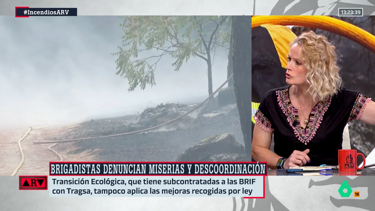 Zaida Cantera denuncia las pésimas condiciones de los bomberos: "Tienen que estar bien pagados y bien cuidados" Zaida Cantera denuncia las pésimas condiciones de los bomberos: "Tienen que estar bien pagados y bien cuidados"