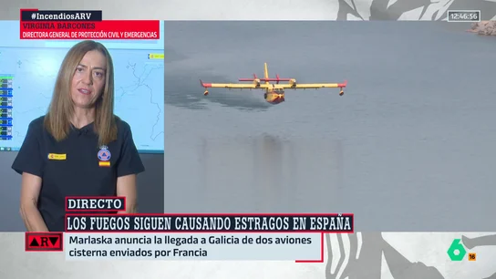 Virginia Barcones asegura que el Gobierno ha respondido al 100% de las solicitudes de medios contra los incendios, y recuerda: "Es competencia de las autonomías pedirlo" Virginia Barcones asegura que el Gobierno ha respondido al 100% de las solicitudes de medios contra los incendios, y recuerda: "Es competencia de las autonomías pedirlo"