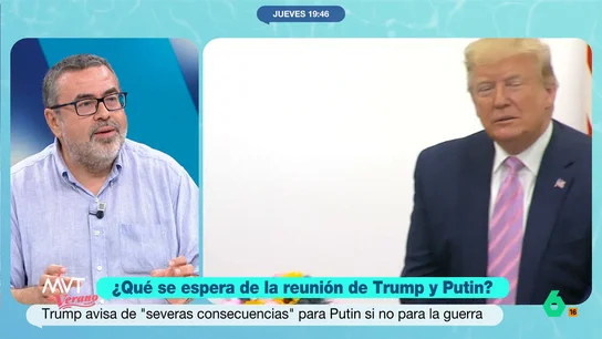 Pedro Rodríguez: "Trump cree que puede burlar las reglas, pero es que está lidiando con Putin" El profesor de Relaciones Internacionales se muestra muy crítico con la cumbre que se va a celebrar en pocas horas entre el presidente ruso y el estadounidense.