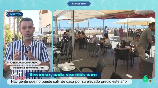 Camarero alerta sobre endeudarse para poder veranear: "Todos necesitamos vacaciones pero es muy peligroso usar préstamos rápidos" El periodista advierte del riesgo de recurrir a préstamos para poder ir de vacaciones. "Son fáciles de conseguir, fáciles, teóricamente, de pagar pero, luego, se convierten en una verdadera bola de nieve", afirma.