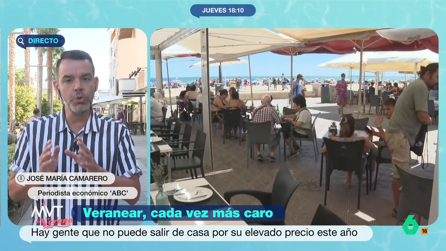 Camarero alerta sobre endeudarse para poder veranear: "Todos necesitamos vacaciones pero es muy peligroso usar préstamos rápidos" El periodista advierte del riesgo de recurrir a préstamos para poder ir de vacaciones. "Son fáciles de conseguir, fáciles, teóricamente, de pagar pero, luego, se convierten en una verdadera bola de nieve", afirma.