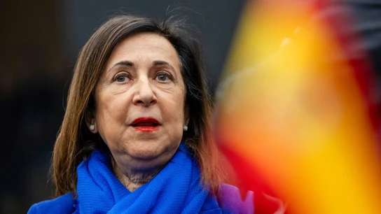 La ministra de Defensa, Margarita Robles, durante una comparecencia La ministra de Defensa, Margarita Robles, durante una comparecencia