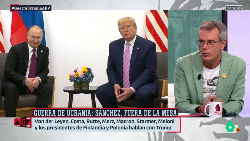 Pedro Vallín tacha de "teatro" la reunión de Trump con Putin: "Lleva fanfarroneando con la situación de Ucrania desde que llegó a la Casa Blanca"