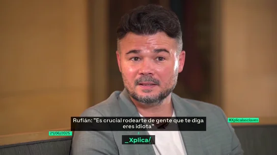 Gabriel Rufián reivindica a la izquierda militar "en la utilidad, y no en la moral": "Si la gente no tiene futuro, vota pasado" Gabriel Rufián reivindica a la izquierda militar "en la utilidad, y no en la moral": "Si la gente no tiene futuro, vota pasado"