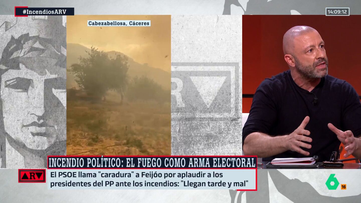 Rafa L&oacute;pez, sobre la gesti&oacute;n de los incendios: "Espa&ntilde;a es un pa&iacute;s que est&aacute; muy preparado para acabar con los fuegos del siglo XX&hellip; pero, &iquest;con los del siglo XXI?"