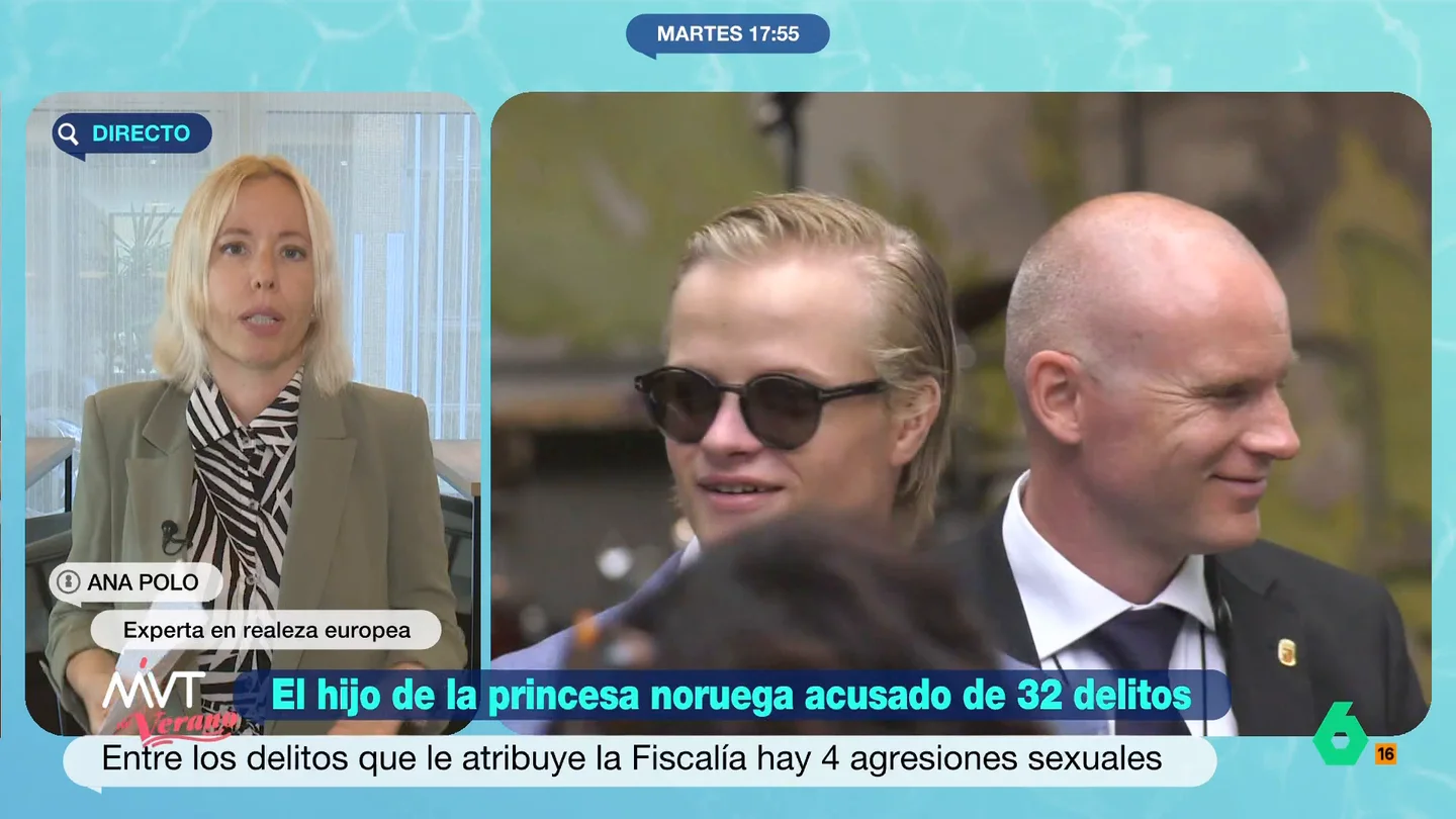 Ana Polo, experta en realeza europea: "No hay ningún caso con tantos delitos como los del hijo de la princesa de Noruega" Ana Polo, experta en realeza europea: "No hay ningún caso con tantos delitos como los del hijo de la princesa de Noruega"