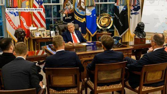 Cumbre en la Casa Blanca entre Trump, Zelenski y líderes europeos Cumbre en la Casa Blanca entre Trump, Zelenski y líderes europeos