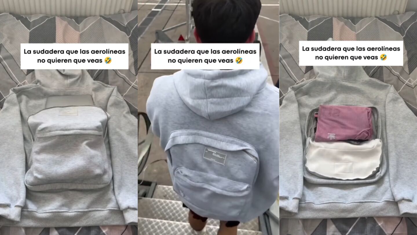 Sudadera con mochila