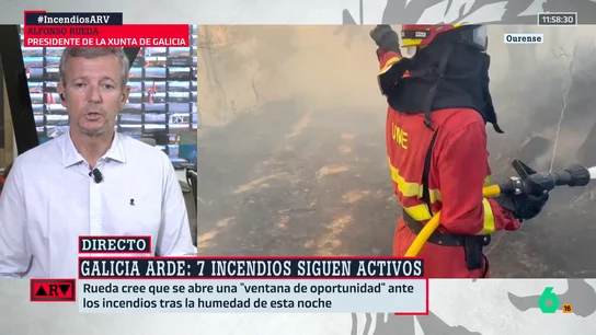Rueda apunta a una "situación excepcional" en los incendios e insiste en reclamar más medios al Gobierno Rueda apunta a una "situación excepcional" en los incendios e insiste en reclamar más medios al Gobierno