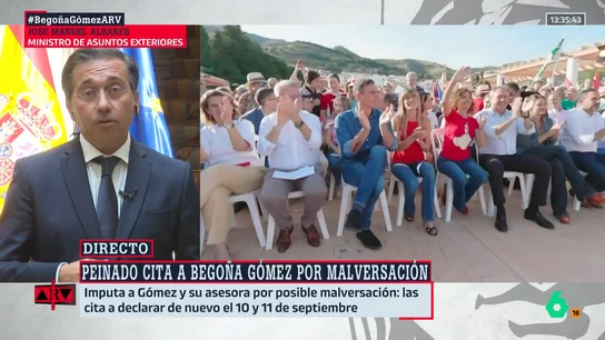 Albares reacciona a la citación a Begoña Gómez: "El presidente del Gobierno está sometido a una campaña de acoso" Albares reacciona a la citación a Begoña Gómez: "El presidente del Gobierno está sometido a una campaña de acoso"
