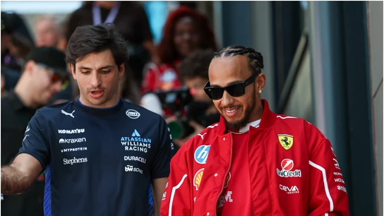Carlos Sainz y Lewis Hamilton Carlos Sainz y Lewis Hamilton