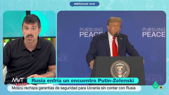 Ramón Espinar: "El orden mundial tiene tres amenazas: Trump, Putin y Netanyahu" El analista considera que el presidente de EEUU quiere usar su dinero "para cambiar el mundo como un villano de James Bond". "Quieren hacer política y quieren intervenir, más allá de ganar dinero", explica.