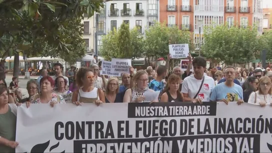 Concentración en Valladolid contra Mañueco Concentración en Valladolid contra Mañueco