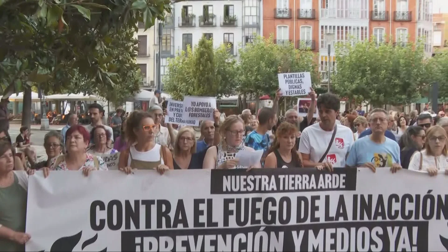 Concentración en Valladolid contra Mañueco Concentración en Valladolid contra Mañueco
