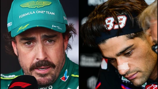 Fernando Alonso y Jorge Martin Fernando Alonso y Jorge Martin