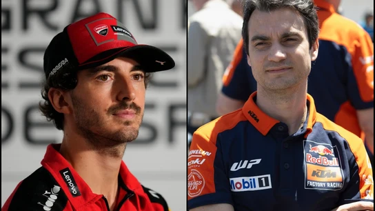 Dani Pedrosa y Pecco Bagnaia Dani Pedrosa y Pecco Bagnaia